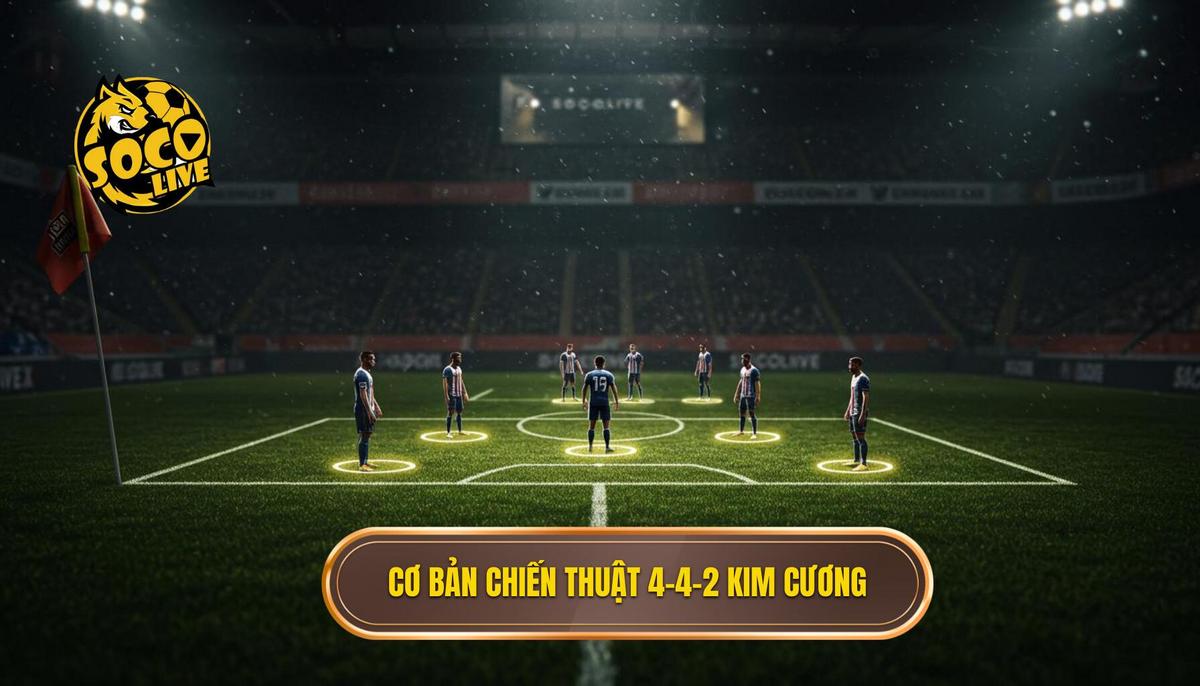 Nen tang cua Chien thuat 4 4 2 Kim Cuong