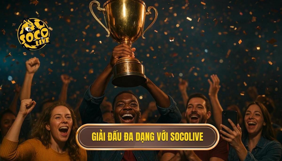 Hệ thống giải đấu đa dạng khi sử dụng socolive xem highlight