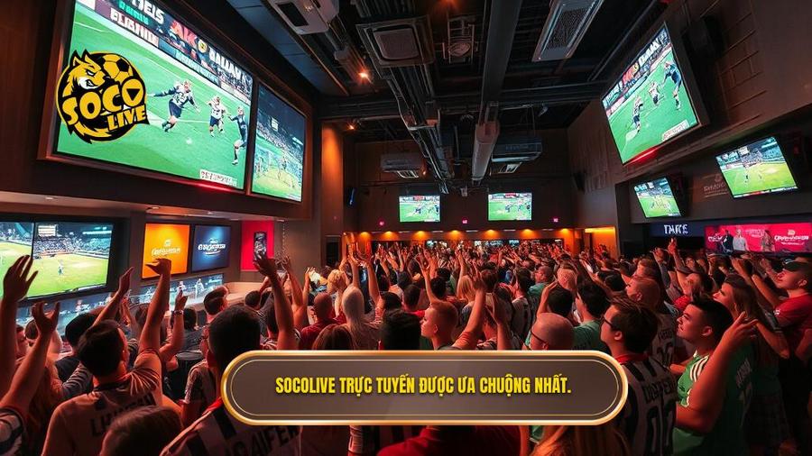 1. Socolive trực tuyến được ưa chuộng nhất.