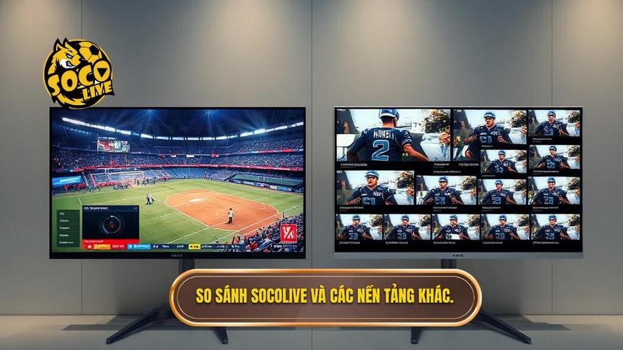 2. So sánh Socolive và các nền tảng khác.