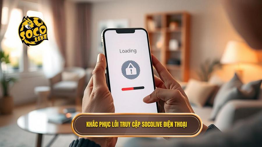 3. Khắc phục lỗi truy cập Socolive điện thoại