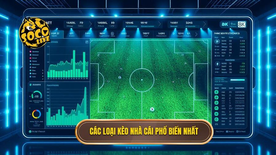 Các loại kèo phổ biến trên Bảng kèo nhà cái chính thức
