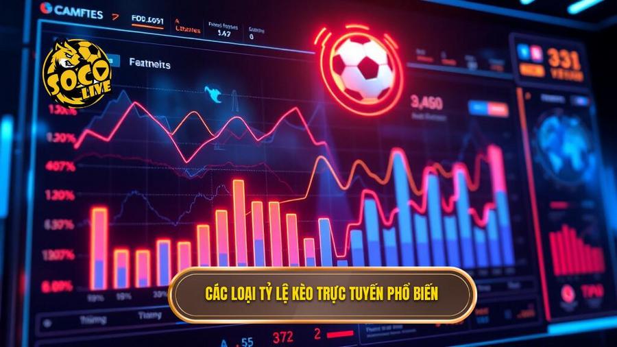 Các loại tỷ lệ kèo trực tuyến phổ biến nhất hiện nay