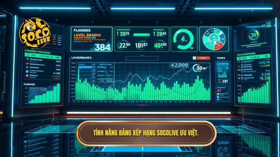 Các tính năng ưu việt của bảng xếp hạng tại Socolive