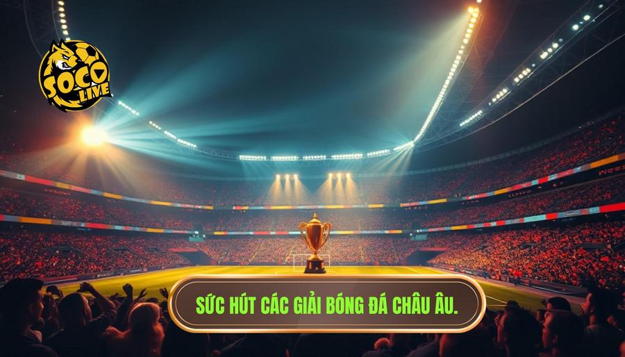 Sức hút các giải bóng đá châu Âu