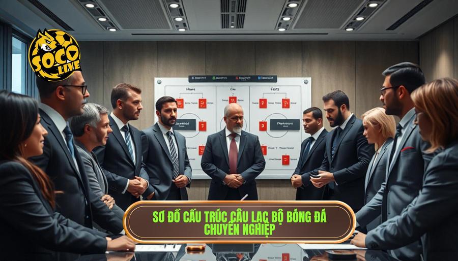 Sơ đồ cấu trúc câu lạc bộ bóng đá chuyên nghiệp