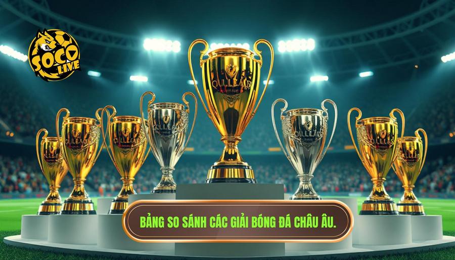 Bảng so sánh các giải bóng đá Châu Âu